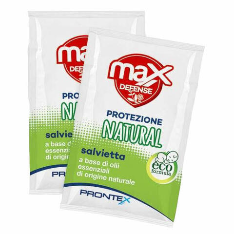 Max defense salviettine natural 6 pezzi