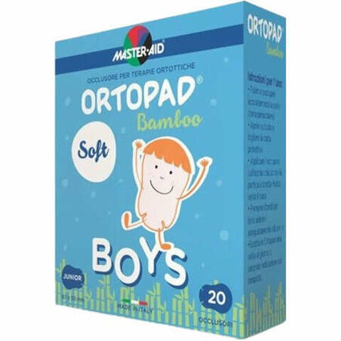 Cerotto oculare per ortottica ortopad soft boys regular 20 pezzi