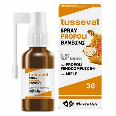 Tusseval gola propoli spray per bambini 30ml