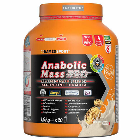 Anabolic mass pro american cookies 1600 g