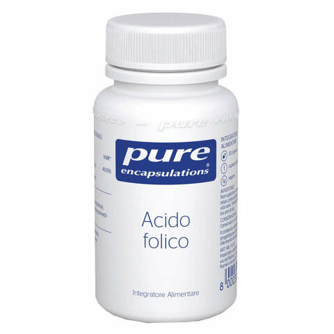 Pure encapsulations acido folico 30 capsule