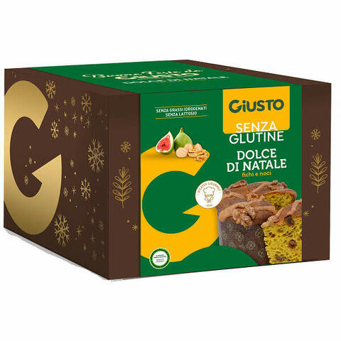 Senza glutine dolce di natale panettone fichi e noci 600 g