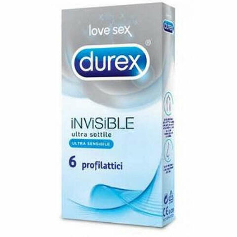 Durex invisible profilattico 6 pezzi