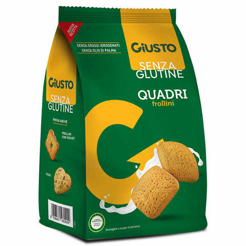 Senza glutine quadri frollini 200 g