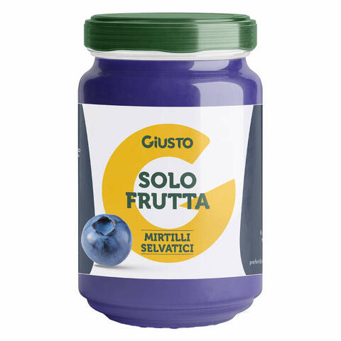 Solo frutta confettura mirtilli selvatici 220 g