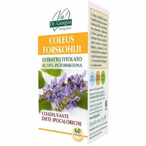 Coleus forskohlii estratto titolato 60 pastiglie