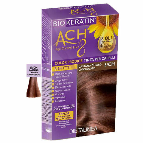 Biokeratin ach8 color prodige 5/ch castano chiaro cioccolato