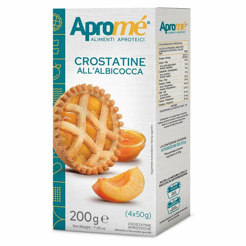 Crostatine albicocca 4 pezzi da 50 g