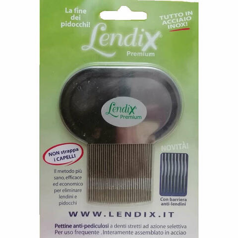 Lendix pettine antipidocchi in acciaio