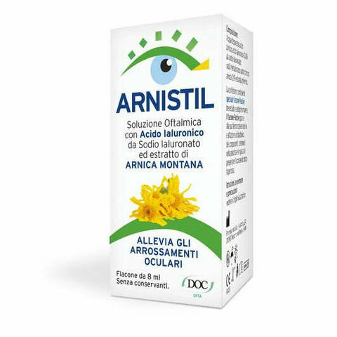 Arnistil soluzione oftalmica acido ialuronico 0,2% + estratto di arnica montana 0,1% flacone 8ml
