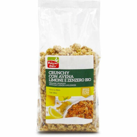 Crunchy con avena limone e zenzero