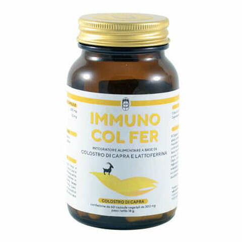 Immuno col fer colostro di capra 60 capsule vegetali