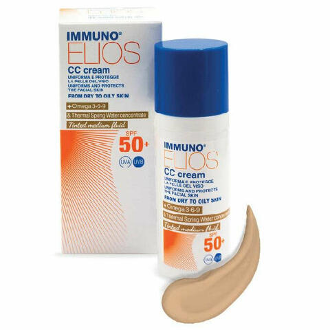 Immuno elios cc cream spf50+ tinted medium 40ml