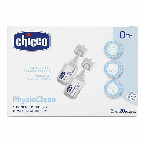 Soluzione fisiologica per aerosol chicco physioclean 20 x 2ml