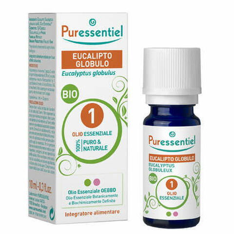 Puressentiel eucalipto globulo olio essenziale bio 10ml