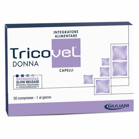 Tricovel donna integratore alimentare con nutrienti specifici per capelli 30 compresse