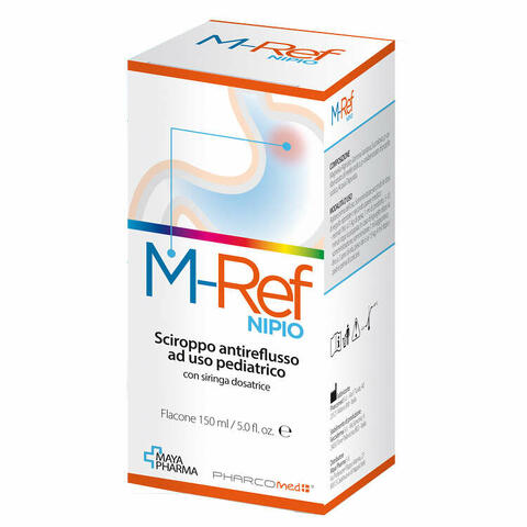 M-ref nipio sciroppo antireflusso ad uso pediatrico 150ml con siringa dosatrice