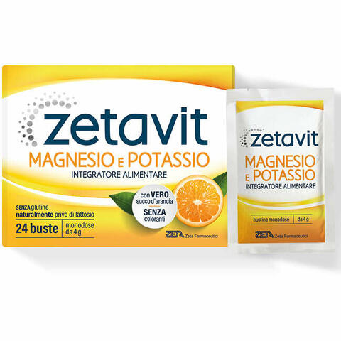 Zetavit magnesio potassio 24 bustine da 4 g