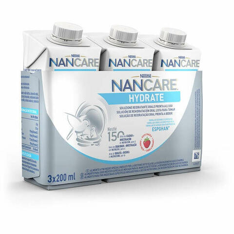 Nancare hydrate liquido 3 pezzi da 200ml