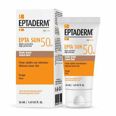 Epta sun spf50 fluido colorato 50ml