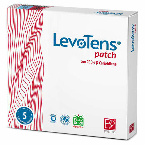 Levotens patch cutaneo monouso 5 pezzi