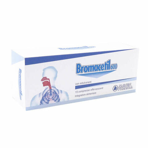Bromacetil 600 15 compresse effervescenti