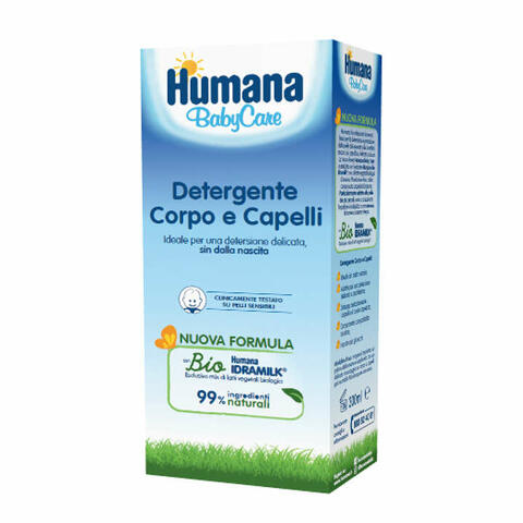 Humana baby care detergente corpo&capelli 300ml
