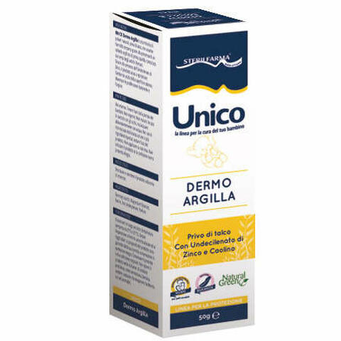 Unico dermo argilla polvere senza talco 50 g