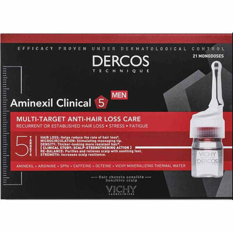 Dercos aminexil uomo 12 fiale 6ml