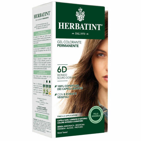 Herbatint 6d biondo scuro dorato 135ml