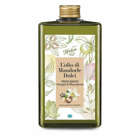 Huilerie l'olio di mandorle dolci profumato vaniglia & macadamia 300ml