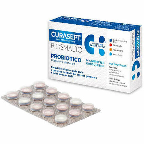 Curasept biosmalto probiotico 14 compresse
