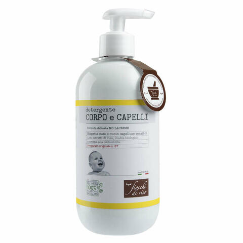 Fiocchi di riso detergente corpo/capelli camomilla 400ml