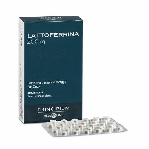 Principium lattoferrina 200mg 30 compresse