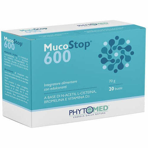 Mucostop 600mg 20 bustine