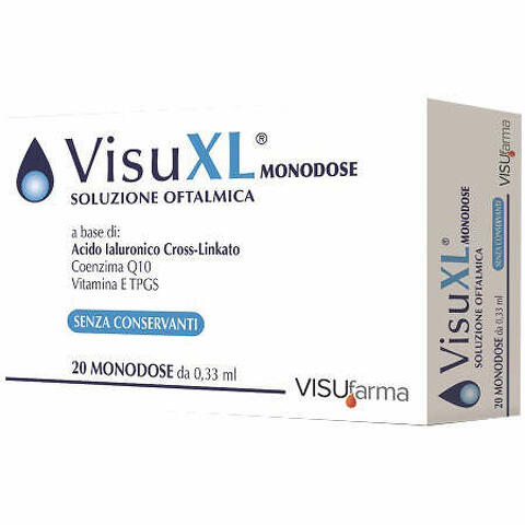 Soluzione oftalmica visuxl 20 contenitori monodose 0,33ml