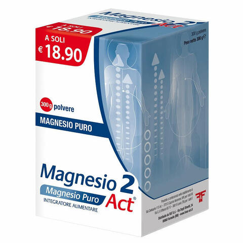 Magnesio puro 2 act polvere 300 g