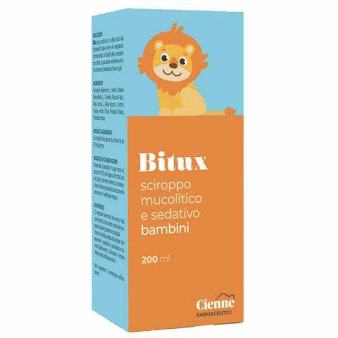 Bitux sciroppo mucolitico e sedativo bambini 200ml