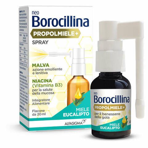Neoborocillina propolmiele+ spray miele eucalipto 20ml