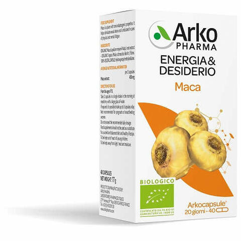 Arko capsule maca bio 40 capsule