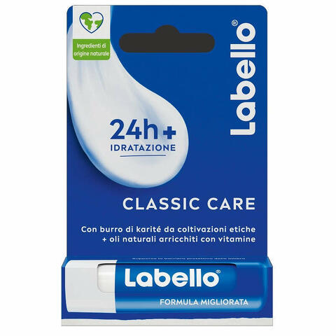 Labello classic care stick 24h idratazione fondente sulle labbra 5,5ml