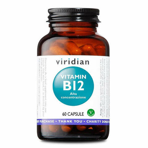 Viridian vitamin b12 high potency 60 capsule viridian vitamina b12 alta concentrazione