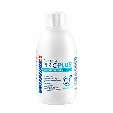 Curaprox perioplus+ regenerate chx 0,09% 200ml