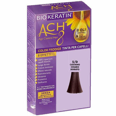 Biokeratin ach8 color prodige 5/d castano chiaro dorato