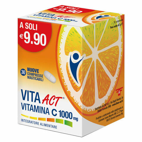 Vita act vitamina c 1000mg 30 compresse masticabili