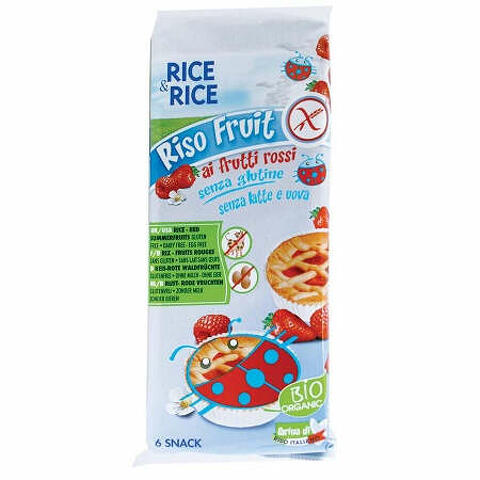 Rice&rice riso fruit frutti rossi 6 x 33 g
