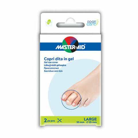 Copri dita master-aid footcare in gel large 2 pezzi c2