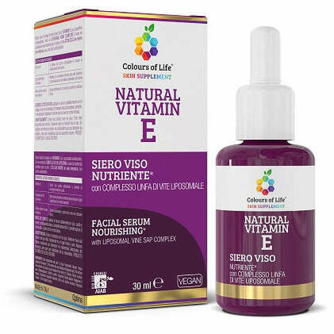 Colours of life natural vitamin e siero viso 30ml