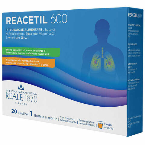 Reacetil 600 20 bustine reale 1870