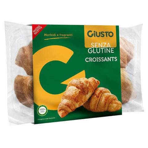 Giusto senza glutine croissant 4 pezzi da 80 g